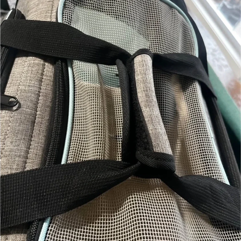 Expandable Gray Pet Carrier TSA Approved